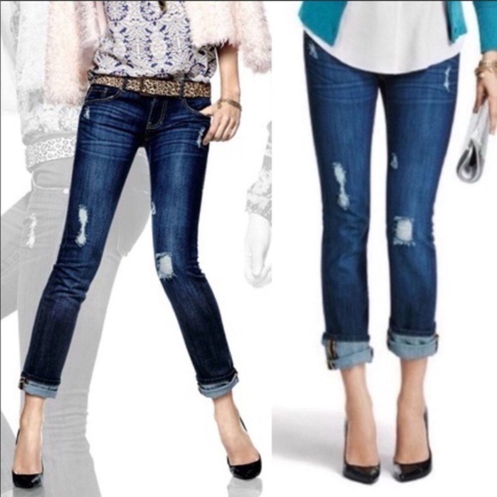 CAbi Slim Boyfriend Jeans - Size 6